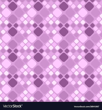 Geometrical purple seamless square pattern vector image