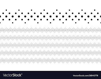 Geometrical repeating abstract dot pattern page vector image