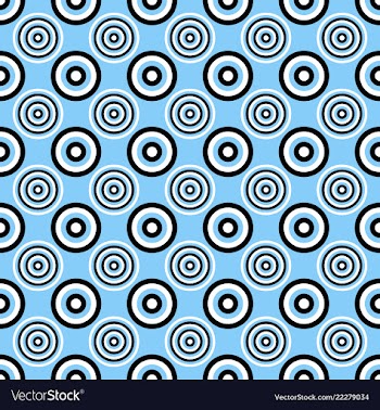 Geometrical repeating pattern - circle background vector image