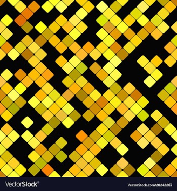 Geometrical rounded square pattern - mosaic vector image