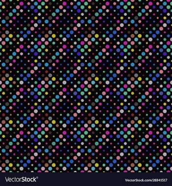 Geometrical seamless abstract colorful dot vector image