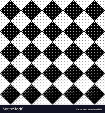 Geometrical seamless abstract curved star pattern vector image