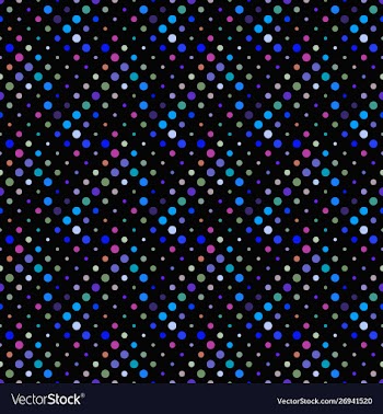 Geometrical seamless abstract dot pattern vector image