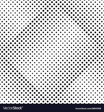 Geometrical seamless abstract monochrome dot vector image