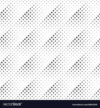Geometrical seamless abstract monochrome star vector image
