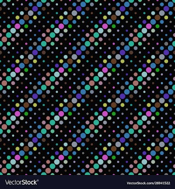 Geometrical seamless abstract multicolored circle vector image