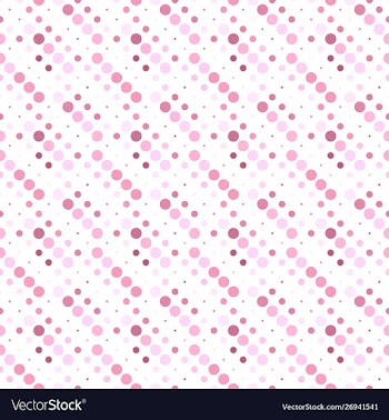 Geometrical seamless abstract pink dot pattern vector image