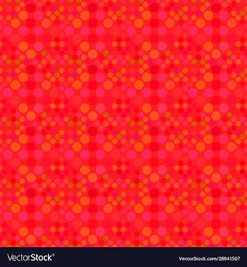Geometrical seamless abstract red dot pattern vector image