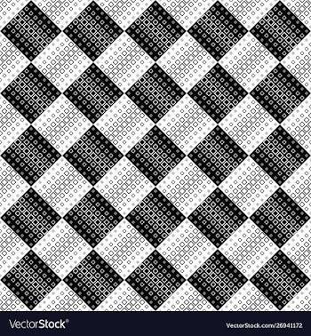 Geometrical seamless abstract square pattern vector image