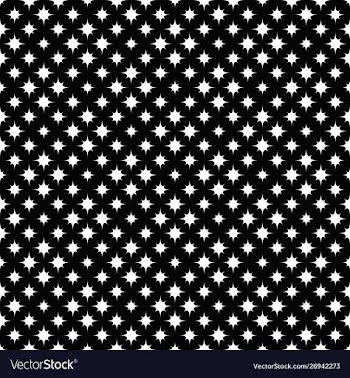 Geometrical seamless abstract star pattern vector image