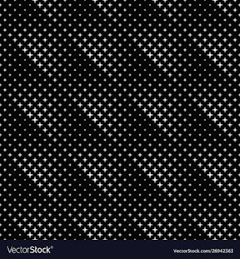Geometrical seamless abstract star pattern vector image