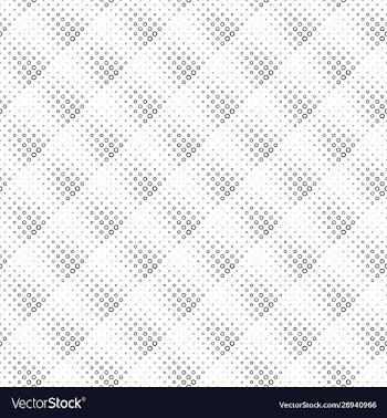 Geometrical seamless black and white ring pattern vector image