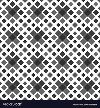 Geometrical seamless black and white square vector image