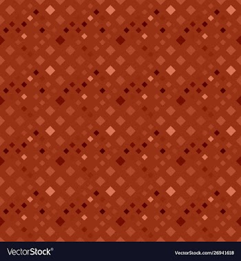 Geometrical seamless brown square pattern vector image