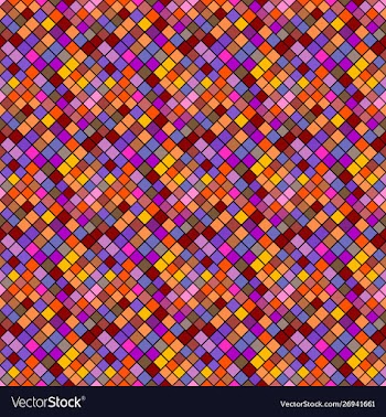 Geometrical seamless colorful diagonal square vector image