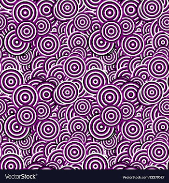 Geometrical seamless concentric ring pattern vector image