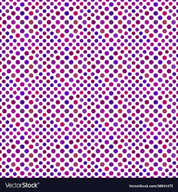 Geometrical seamless dark violet circle pattern vector image