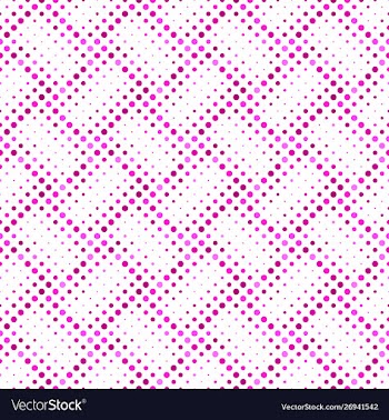 Geometrical seamless deep pink circle pattern vector image
