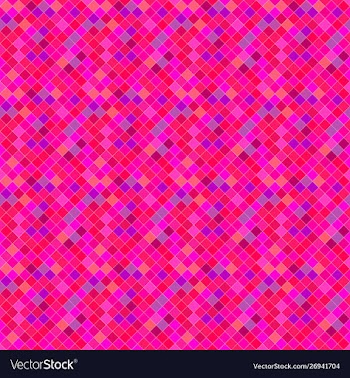 Geometrical seamless deep pink square pattern vector image