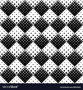 Geometrical seamless diagonal square pattern vector image
