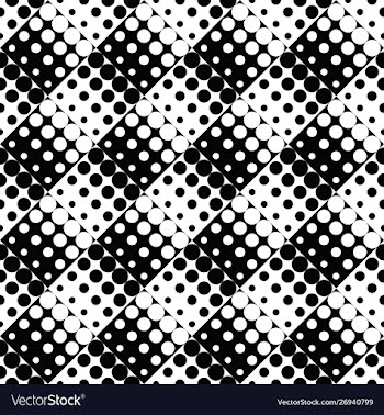 Geometrical seamless dot pattern background vector image