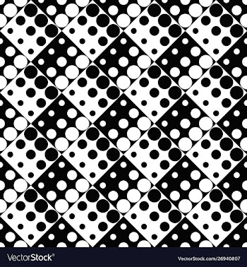 Geometrical seamless dot pattern background vector image