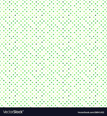 Geometrical seamless green abstract dot pattern vector image