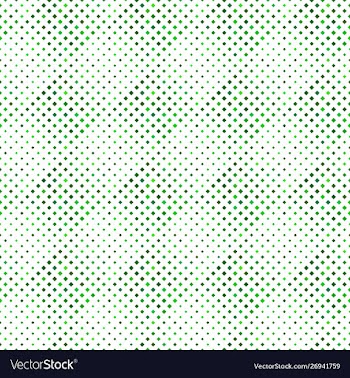 Geometrical seamless green square pattern vector image