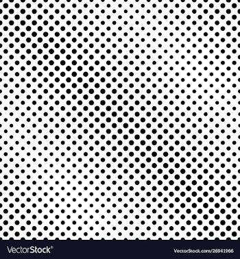 Geometrical seamless monochrome abstract dot vector image