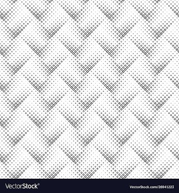 Geometrical seamless monochrome diagonal square vector image