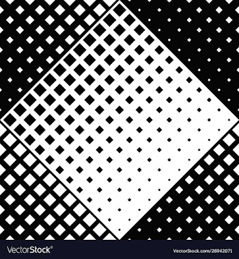 Geometrical seamless monochrome diagonal square vector image