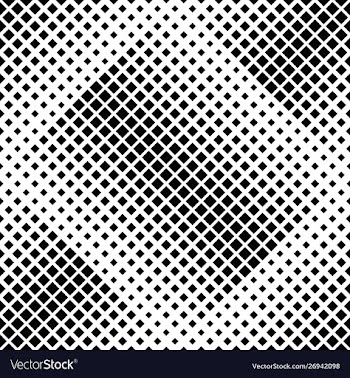 Geometrical seamless monochrome diagonal square vector image