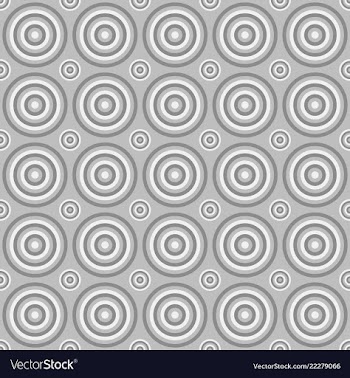 Geometrical seamless pattern - circle background vector image