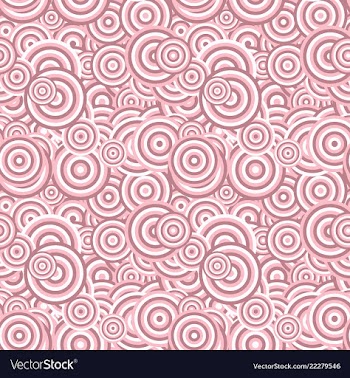 Geometrical seamless pattern - concentric circle vector image