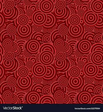 Geometrical seamless pattern - concentric circle vector image