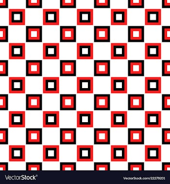 Geometrical seamless pattern - square background vector image
