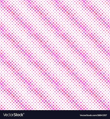 Geometrical seamless pink circle pattern vector image