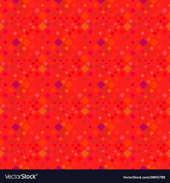 Geometrical seamless red square pattern vector image