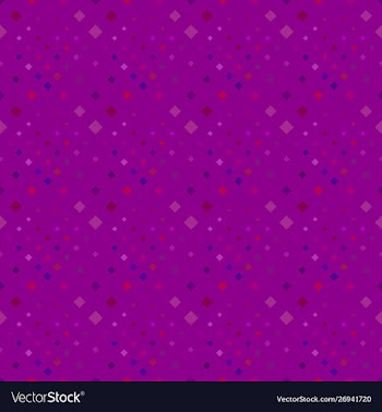 Geometrical seamless violet square pattern vector image