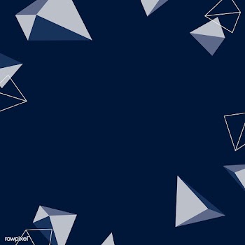 Geometrical shape patterned blue background vector | Free  vector - 2258165