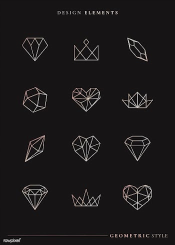 Geometrical shapes set | Free stock vector - 842981