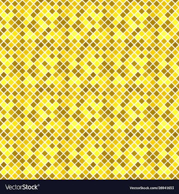 Geometrical square pattern background - golden vector image