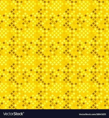 Geometrical square pattern background - golden vector image