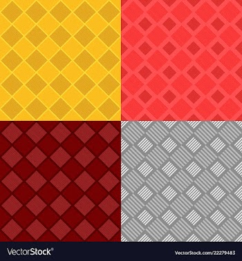 Geometrical square pattern background set vector image