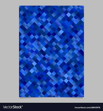 Geometrical square template design - abstract vector image