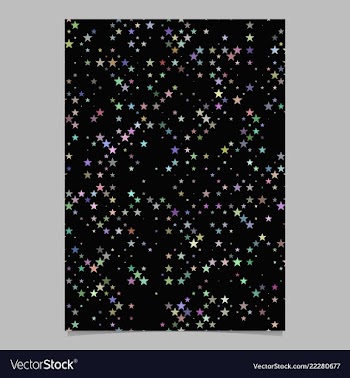 Geometrical star pattern background brochure vector image