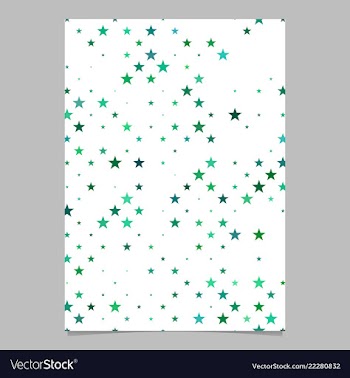 Geometrical star pattern brochure template vector image