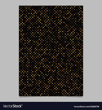 Geometrical star pattern flyer background vector image