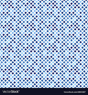 Geometrical steel blue abstract square pattern vector image
