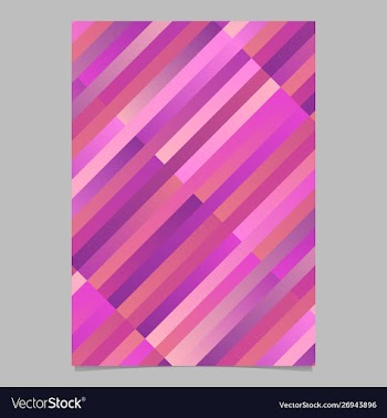 Geometrical trendy abstract stripe flyer vector image